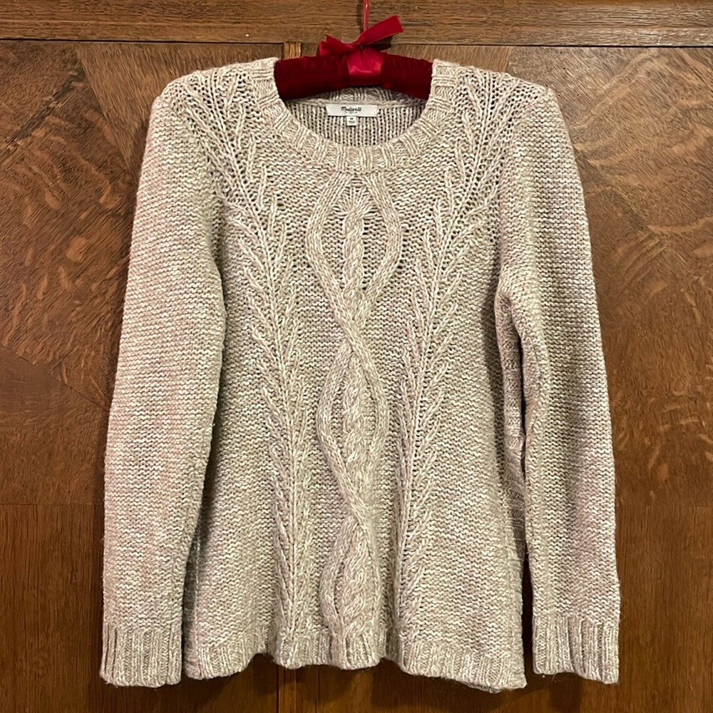 Madewell Marled Firelight Pullover Side Slit Swea… - image 4